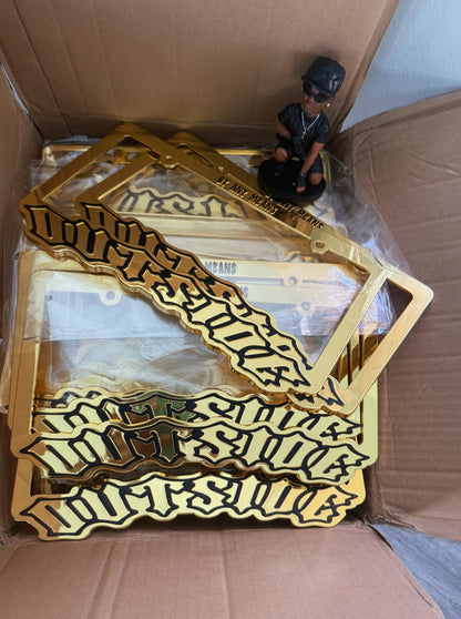 GOLD OUTSIDE PLATE FRAME